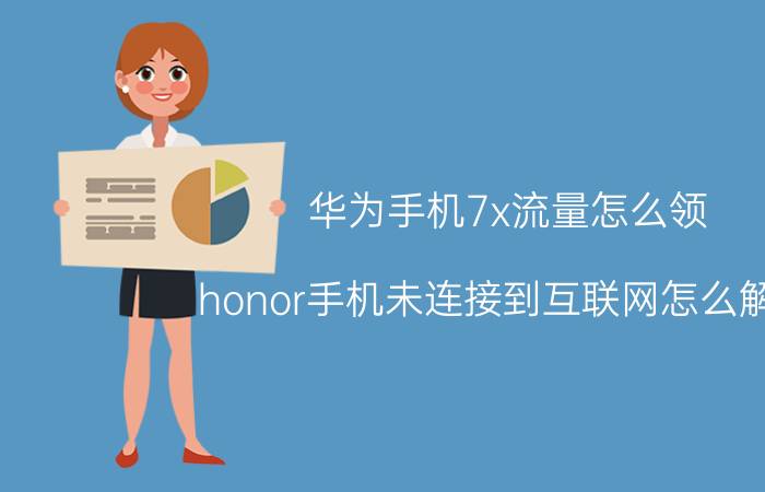 华为手机7x流量怎么领 honor手机未连接到互联网怎么解决？